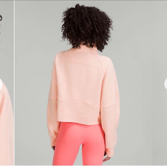 Lululemon Scuba Oversized Funnel Neck Half-Zip
In Peach Satin— Size XL/XXL - Picture 2 of 13